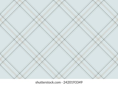 Tartan plaid background, diagonal check seamless pattern. Vector fabric texture for textile print, wrapping paper, gift card, wallpaper flat design.