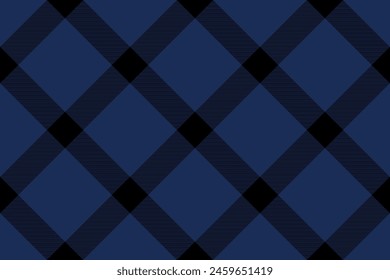 Tartan plaid background, diagonal check seamless pattern. Vector fabric texture for textile print, wrapping paper, gift card, wallpaper.
