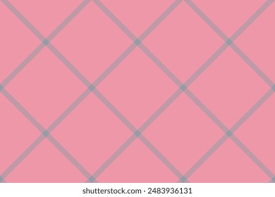 Tartan plaid background, diagonal check seamless pattern. Vector fabric texture for textile print, wrapping paper, gift card, wallpaper.