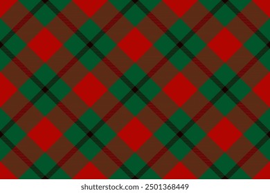 Fondo de cuadros de tartán, patrón transparente de cuadros diagonales. Textura de la tela de Vector para la impresión textil, papel de embalaje, Tarjeta de regalo, Fondo de pantalla.