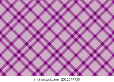 Tartan plano de fundo xadrez, diagonal verificar padrão sem emenda. Textura de tecido vetorial para impressão têxtil, papel de embrulho, cartão de presente, papel de parede.