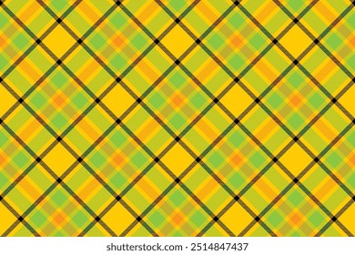 Tartan plano de fundo xadrez, diagonal verificar padrão sem emenda. Textura de tecido vetorial para impressão têxtil, papel de embrulho, cartão de presente, papel de parede.