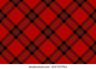 Tartan plano de fundo xadrez, diagonal verificar padrão sem emenda. Textura de tecido vetorial para impressão têxtil, papel de embrulho, cartão de presente, papel de parede.