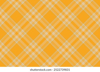 Tartan plaid background, diagonal check seamless pattern. Vector fabric texture for textile print, wrapping paper, gift card, wallpaper.