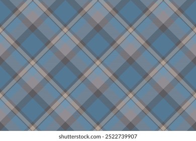 Fondo de cuadros de tartán, patrón transparente de cuadros diagonales. Textura de la tela de Vector para la impresión textil, papel de embalaje, Tarjeta de regalo, Fondo de pantalla.