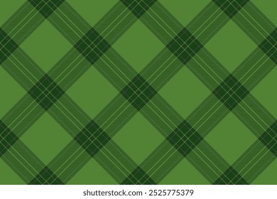 Fondo de cuadros de tartán, patrón transparente de cuadros diagonales. Textura de la tela de Vector para la impresión textil, papel de embalaje, Tarjeta de regalo, Fondo de pantalla.