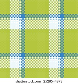 Tartan plaid background, diagonal check seamless pattern. Green blue Gray Vector fabric texture for textile print, wrapping paper, gift card, wallpaper flat design.