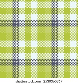 Tartan plaid background, diagonal check seamless pattern. Green Vector fabric texture for textile print, wrapping paper, gift card, wallpaper flat design.