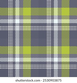 Tartan plaid background, diagonal check seamless pattern. Green Gray Blue Vector fabric texture for textile print, wrapping paper, gift card, wallpaper flat design.