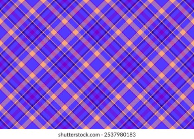 Tartan plano de fundo xadrez, diagonal verificar padrão sem emenda. Textura de tecido vetorial para impressão têxtil, papel de embrulho, cartão de presente, papel de parede.