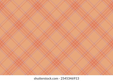 Tartan plaid background, diagonal check seamless pattern. Vector fabric texture for textile print, wrapping paper, gift card, wallpaper.