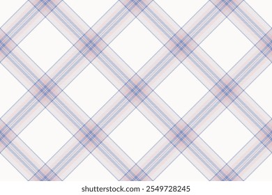 Tartan plaid background, diagonal check seamless pattern. Vector fabric texture for textile print, wrapping paper, gift card, wallpaper.