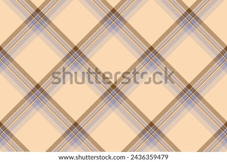 Tartan plaid background, diagonal check seamless pattern. Vector fabric texture for textile print, wrapping paper, gift card, wallpaper flat design.