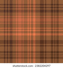 Tartan Plaid Brown Check Pattern Seamless
