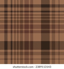 Tartan Plaid Brown Check Pattern Seamless

