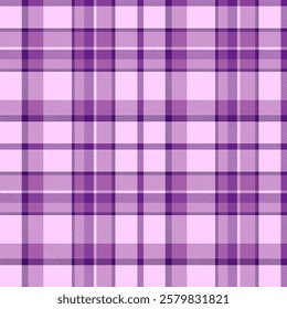 Tartan plaid check pattern texture. Seamless vector pattern. Perfect for textile or print design. Vector illustration.