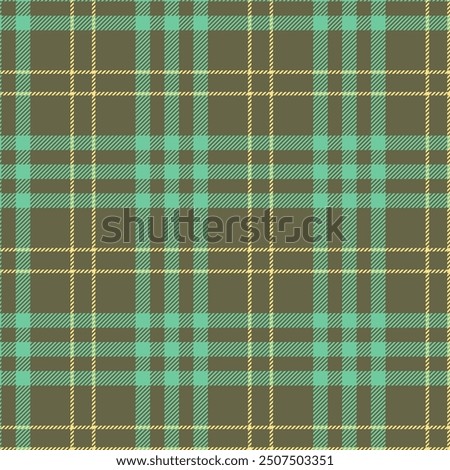 Tartan plaid checkered Scottish texture for fabrics print, textile and wallpaper. Seamless trending clothing pattern.