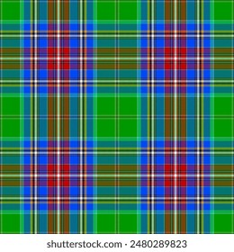 Tartan Plaid colored seamless pttern,EPS 10.
