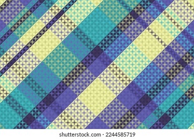 Tartan or plaid dark color pattern. Vector illustration design.