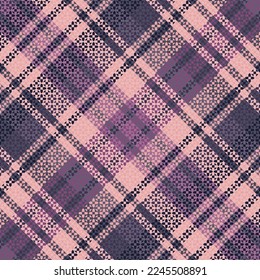 Tartan or plaid dark color pattern. Vector illustration design.