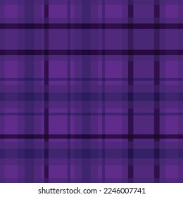 Tartan plaid with dark color pattern. Vector illustration.