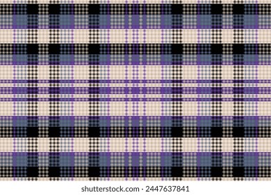 Tartan or plaid dark color pattern. Vector illustration design.