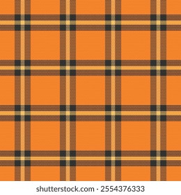 Tartan plaid with dark color pattern. Vector illustration.