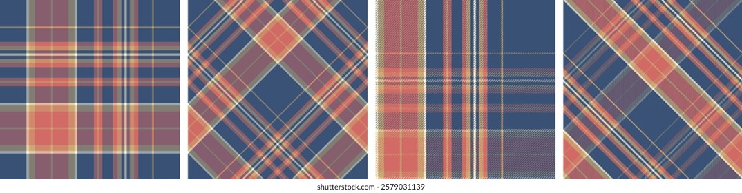 tartan plaid design seamless pattern for dress check, gingham ,flannel skirt, tablecloth other modern and fashion print.