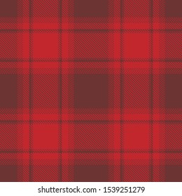 Tartan plaid green black red line fabric texture brown background seamless pattern ,Scottish cage 