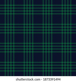 Tartan plaid green line fabric texture blue background seamless pattern ,Scottish cage 