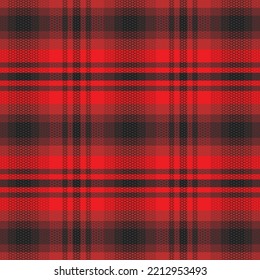 Tartan or plaid halloween color pattern. Vector illustration.