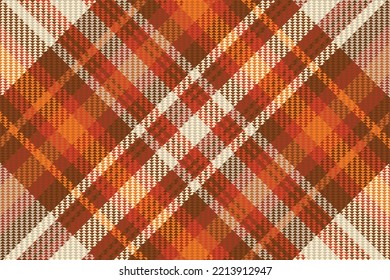 Tartan or plaid halloween color pattern. Vector illustration.