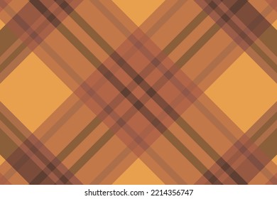 Tartan or plaid halloween color pattern. Vector illustration.