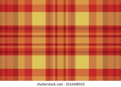 Tartan or plaid halloween color pattern. Vector illustration.