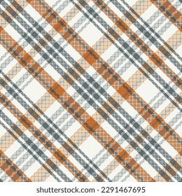 Tartan or plaid halloween color pattern. Vector illustration.