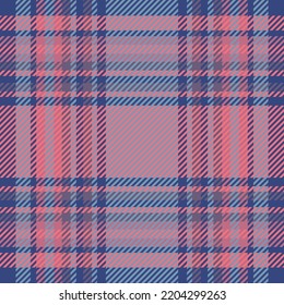 Tartan or plaid night color pattern. Vector illustration.