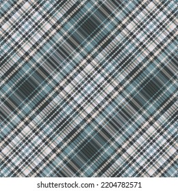 Tartan or plaid night color pattern. Vector illustration.