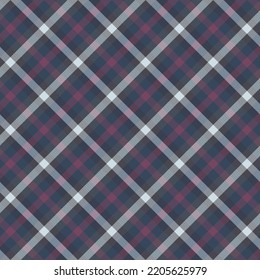 Tartan or plaid night color pattern. Vector illustration.