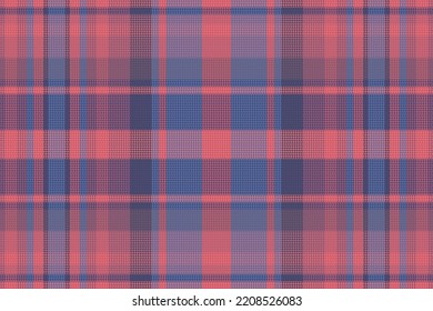 Tartan or plaid night color pattern. Vector illustration.