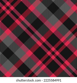 Tartan oder plaid nächtliches Farbmuster. Vektorgrafik.