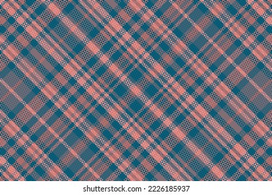 Tartan or plaid night color pattern. Vector illustration.