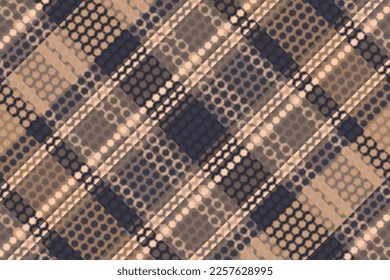 Tartan Plaid With Night Color Pattern. Vector illustration. 