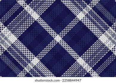 Tartan Plaid With Night Color Pattern. Vector illustration. 
