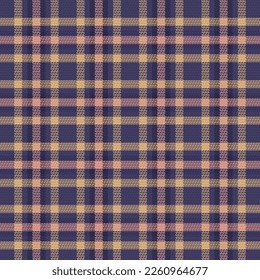 Tartan Plaid With Night Color Pattern. Vector illustration. 