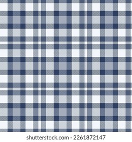 Tartan Plaid With Night Color Pattern. Vector illustration. 