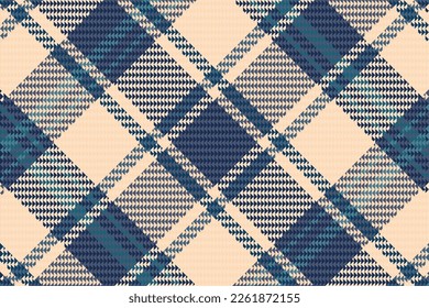 Tartan Plaid With Night Color Pattern. Vector illustration. 