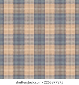 Tartan Plaid mit nächtlichem Farbmuster. Vektorgrafik. 