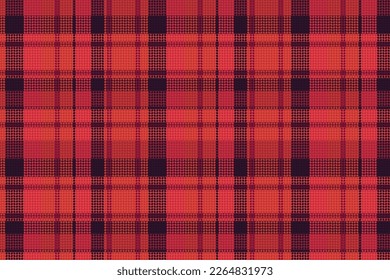 Tartan Plaid With Night Color Pattern. Vector illustration. 