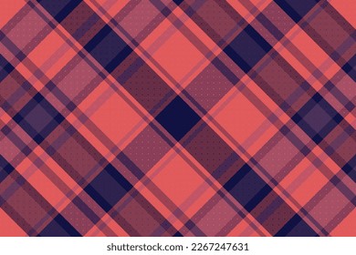 Tartan Plaid With Night Color Pattern. Vector illustration. 