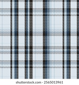 Tartan Plaid With Night Color Pattern. Vector illustration. 
